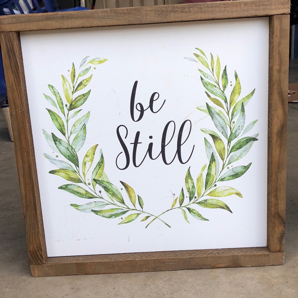 Be still hobby lobby wall decor!